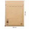 Plicuri Antisoc Din Hartie Dimensiune Interioara 180x265 mm, Dimensiune Exterioara 200 x 275 mm, Culoare Natur, Tip D14, Buc ...