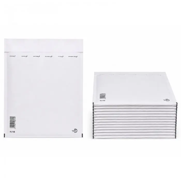 Plicuri Antisoc Din Hartie Dimensiune Interioara 270x360 mm, Dimensiune Exterioara 290 x 370 mm, Culoare Alb, Tip H18, Buc / ...