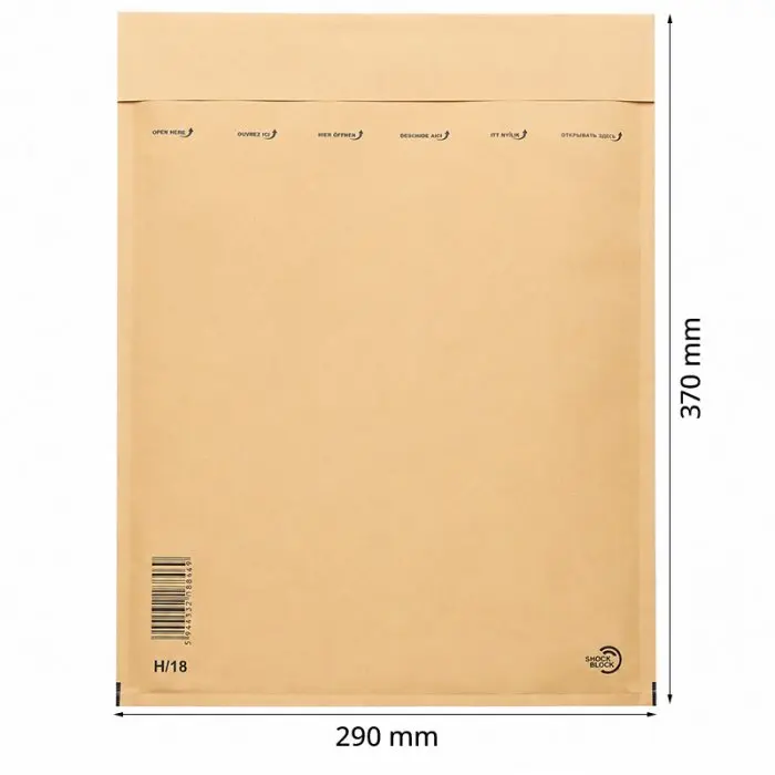 Plicuri Antisoc Din Hartie Dimensiune Interioara 270x360 mm, Dimensiune Exterioara 290 x 370 mm, Culoare Natur, Tip H18, Buc ...