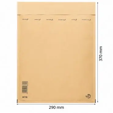 Plicuri Antisoc Din Hartie Dimensiune Interioara 270x360 mm, Dimensiune Exterioara 290 x 370 mm, Culoare Natur, Tip H18, Buc / Pachet 100