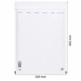 Plicuri Antisoc Din Hartie Dimensiune Interioara 300x445 mm, Dimensiune Exterioara 320 x 455 mm, Culoare Alb, Tip I19, Buc / ...
