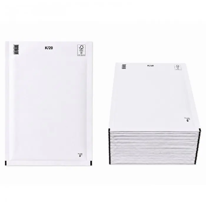 Plicuri Antisoc Din Hartie Dimensiune Interioara 350x470 mm, Dimensiune Exterioara 370 x 480 mm, Culoare Alb, Tip K20, Buc / ...