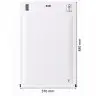 Plicuri Antisoc Din Hartie Dimensiune Interioara 350x470 mm, Dimensiune Exterioara 370 x 480 mm, Culoare Alb, Tip K20, Buc / ...