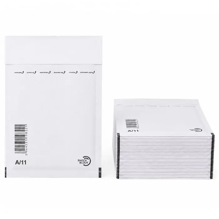 Plicuri Antisoc Din Hartie Dimensiune Interioara 100x165 mm, Dimensiune Exterioara 120 x 175 mm, Culoare Alb, Tip A11, Buc / ...