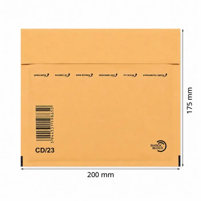 Plicuri Antisoc Din Hartie Dimensiune Interioara 180x165 mm, Dimensiune Exterioara 200 x 175 mm, Culoare Natur, Tip CD DVD, B...