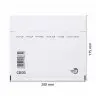 Paper Bubble Mailers, Inner Size 180 x 165 mm, Outer Size 200 x 175 mm, White, CD/DVD Type, 200 pcs / Pack