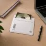 Paper Bubble Mailers, Inner Size 180 x 165 mm, Outer Size 200 x 175 mm, White, CD/DVD Type, 200 pcs / Pack