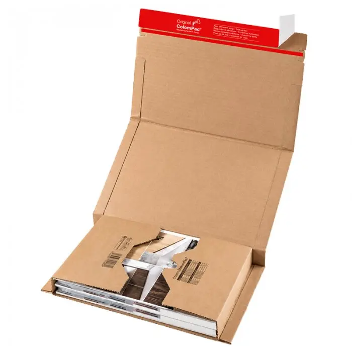 Cutii Autoformare Pentru Carti ColomPac ® Lungime 302 mm, Latime 215 mm, Inaltime 80 mm, Sistem Inchidere Banda dublu adeziva...