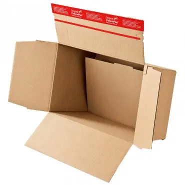 Cutii Cu Autosigilare ColomPac® Pentru Produse Fragile Dimensiune Interioara 260 x 220 x 130 mm, Dimensiune Exterioara 265 x 235 x 140 mm, Aplicatie Accesorii electronice & IT, Greutate 148 gr