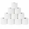 Horeca Toilet Paper, White, 3-Ply, Cellulose Material, White Color, Fragrance-Free, 16 Rolls/Pack