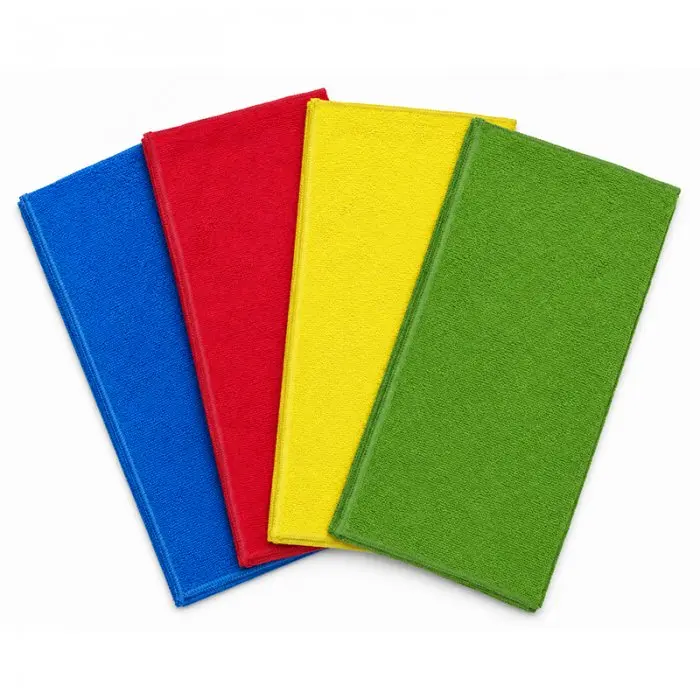 Multicolor Microfiber Cloths, Dimensions 40 x 40 cm, Blue, Weight 210 g/m2, 10 Pieces / Pack