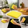Multicolor Microfiber Cloths, Dimensions 40 x 40 cm, Color Yellow, Weight 210 g/m2, 10 pcs / Pack