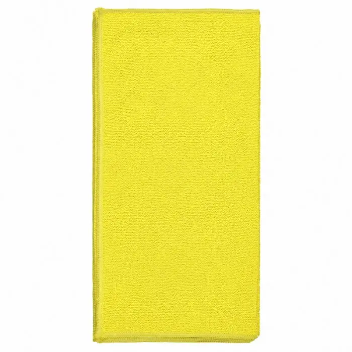 Multicolor Microfiber Cloths, Dimensions 40 x 40 cm, Color Yellow, Weight 210 g/m2, 10 pcs / Pack