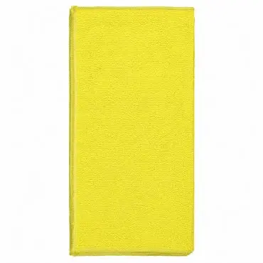 Multicolor Microfiber Cloths, Dimensions 40 x 40 cm, Color Yellow, Weight 210 g/m2, 10 pcs / Pack