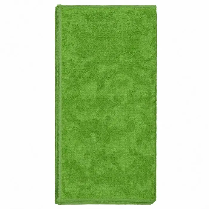 Multicolor Microfiber Cloths, Dimensions 40 x 40 cm, Green, Weight 210 g/m2, 10 pcs / Pack
