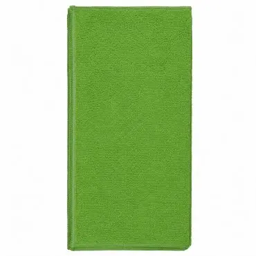 Multicolor Microfiber Cloths, Dimensions 40 x 40 cm, Green, Weight 210 g/m2, 10 pcs / Pack