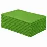 Multicolor Microfiber Cloths, Dimensions 40 x 40 cm, Green, Weight 210 g/m2, 10 pcs / Pack