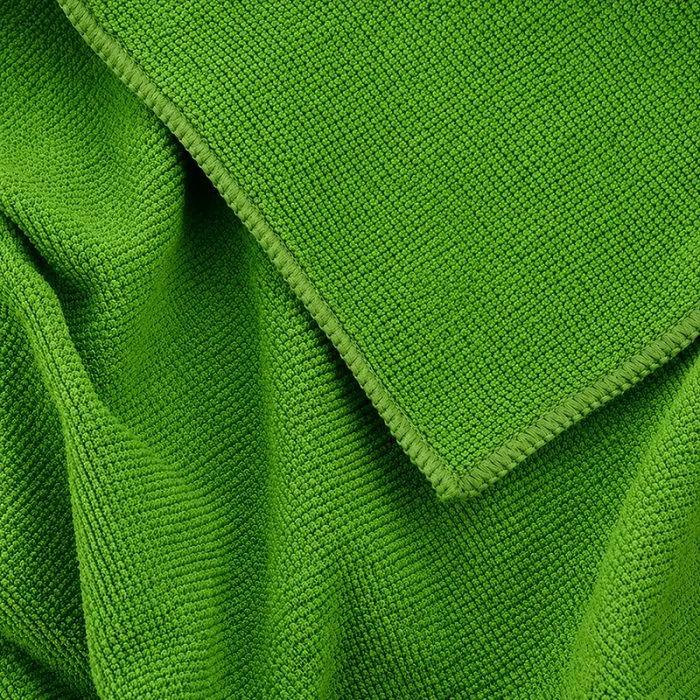 Multicolor Microfiber Cloths, Dimensions 40 x 40 cm, Green, Weight 210 g/m2, 10 pcs / Pack