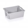 Lada Transport Carne si Peste 500 x 400 x 195 mm, Material PP Virgin, Gri-Lazi Pentru Transport