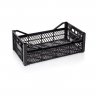 Lightweight Piz Transport Crate 500 x 300 x 175 mm, Virgin PP Material, Black