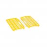 Set De Usi Pentru Lada Pasari VII 420 x 230 x 13 mm, Material PP Virgin, Galben/Albastru-Lazi Pentru Transport