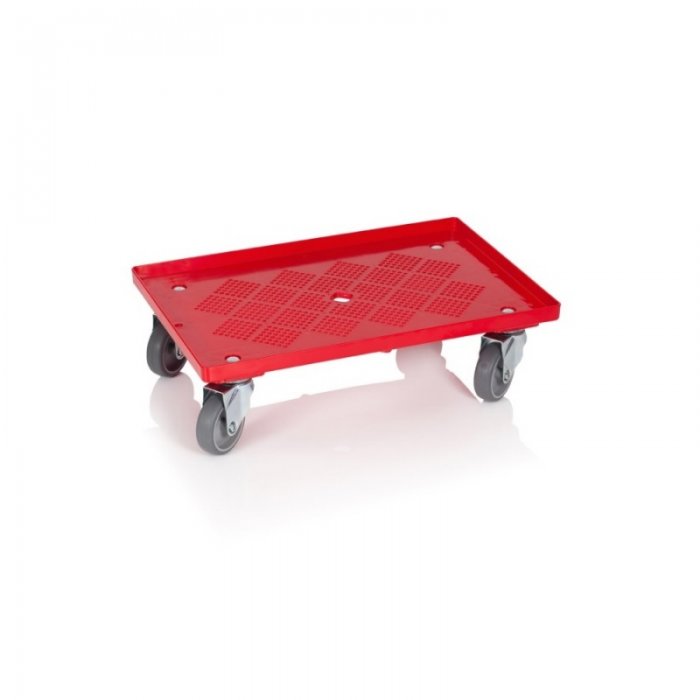 Carucior Pentru Transport 610 x 410 x 170 mm, Material ABS, Rosu-Lazi Pentru Transport