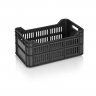 Lada Transport Greenhouse 500 x 300 x 240 mm, Pereti Ventilati, Material PP Virgin, Neagra-Lazi Pentru Transport