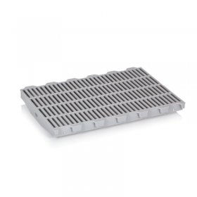 Gratar Pentru Racire 600 x 400 x 40 mm, Material PP Virgin, Gri-Lazi Pentru Transport