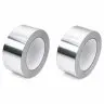Banda Adeziva Din Aluminiu 50 mm x 50 m x 60 my, Adeziv Acrilic, Culoare Argintiu-Benzi Adezive Aluminiu