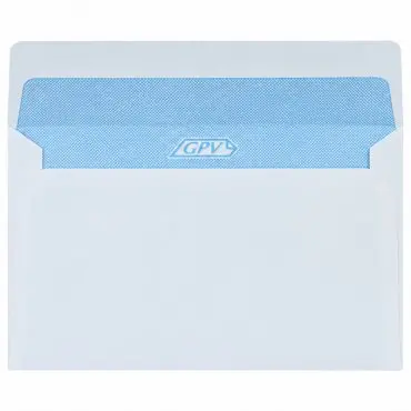 Plic Fara Fereastra Adeziv Umectabil, Dimensiuni 90 X 140 mm, Culoare Alb, Tip C7, Ambalare Buc/Cutie 1000