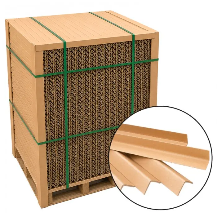 Coltare Carton Profil L Lungime 1600 mm, Laturi 40 x 40 mm, Grosime 3 mm, 2000 BUC/PALET-Coltare Carton