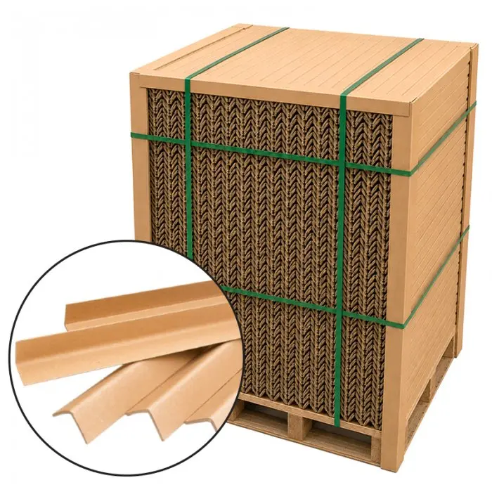 Coltare Carton Profil L Lungime 1600 mm, Laturi 40 x 40 mm, Grosime 3 mm, 2000 BUC/PALET-Coltare Carton