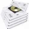 Paper Bubble Mailers, Inner Size 180 x 165 mm, Outer Size 200 x 175 mm, White, CD/DVD Type, 200 pcs / Pack
