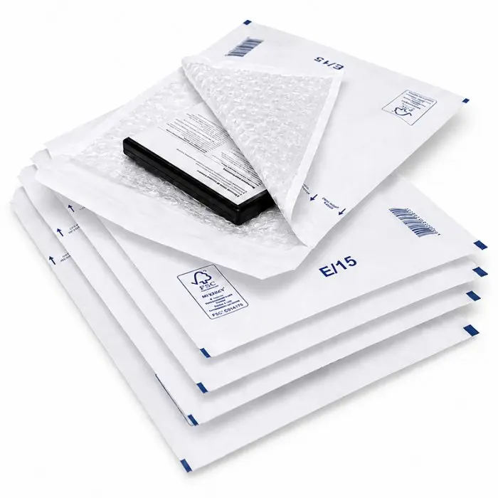 Plicuri Antisoc Din Hartie Dimensiune Interioara 220x265 mm, Dimensiune Exterioara 240 x 275 mm, Culoare Alb, Tip E15, Buc / ...