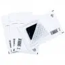 Plicuri Antisoc Din Hartie Dimensiune Interioara 120x215 mm, Dimensiune Exterioara 140 x 225 mm, Culoare Alb, Tip B12, Buc / ...
