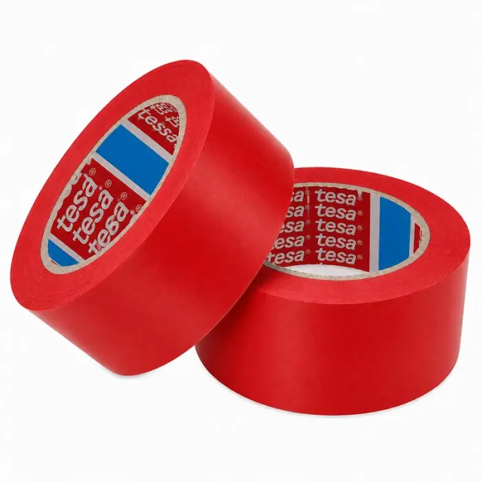 Banda Adeziva Pentru Marcare TESA 33 m x 50 mm, Culoare Rosu-Benzi Adezive Si Adezivi