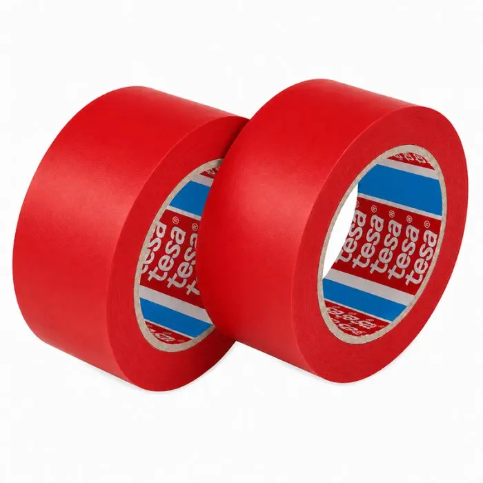 Banda Adeziva Pentru Marcare TESA 33 m x 50 mm, Culoare Rosu-Benzi Adezive Si Adezivi