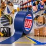 Banda Adeziva Pentru Marcare TESA 33 m x 50 mm, Culoare Albastru-Benzi Adezive Si Adezivi