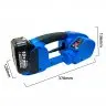 Aparat De Legat Banda PP/PET 12-16 mm Cu Acumulator A2-Folie Stretch, Legare Si Paletizare