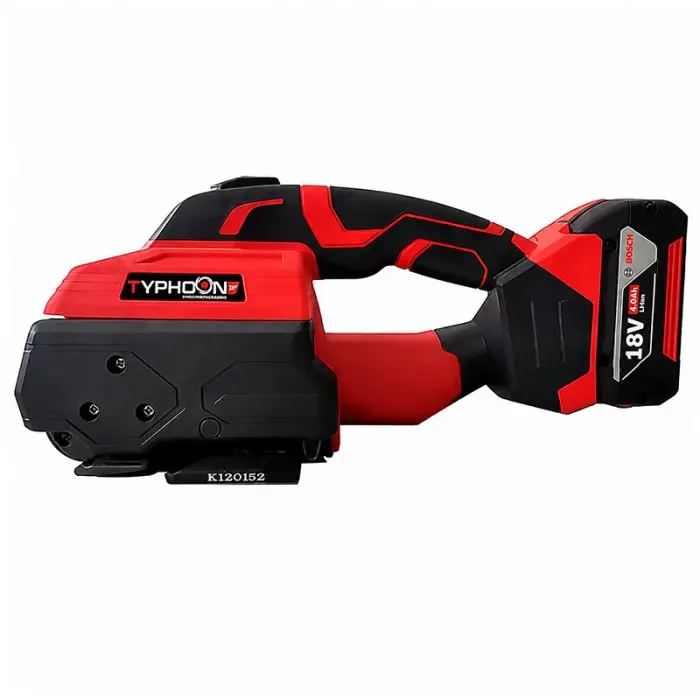 Aparat De Legat Banda PP/PET Typhoon Cu Acumulator-Folie Stretch, Legare Si Paletizare