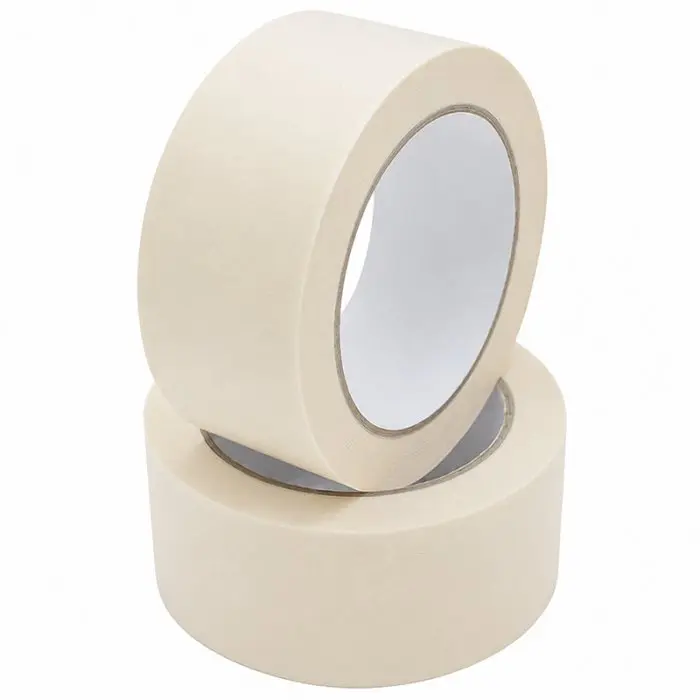 Banda Adeziva Mascare Lungime 50 m, Latime 48 mm, Temp Max °C 80, Material Hartie, Culoare Alb-Benzi Adezive Din Hartie