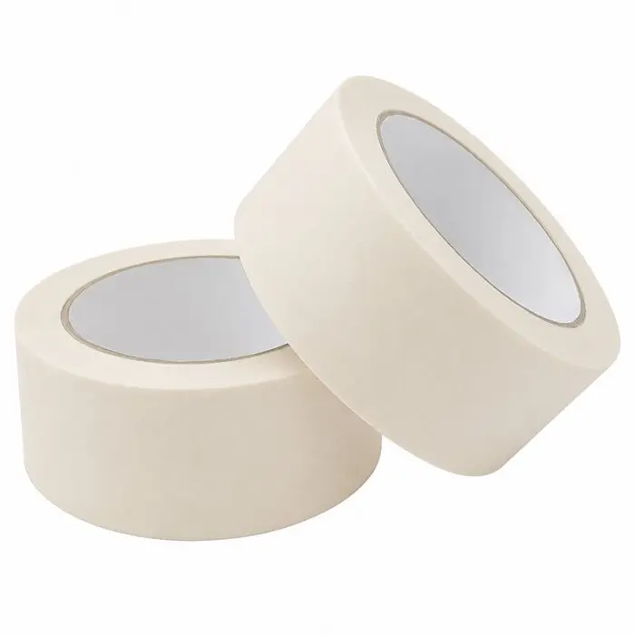 Banda Adeziva Mascare Lungime 50 m, Latime 48 mm, Temp Max °C 80, Material Hartie, Culoare Alb-Benzi Adezive Din Hartie