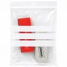 Pungi Plastic Cu Fermoar Ziplock Si Benzi De Scriere 160 x 220 mm, 50 My, Buc / Pachet 50-Pungi Cu Inchidere Zip Sau Slider