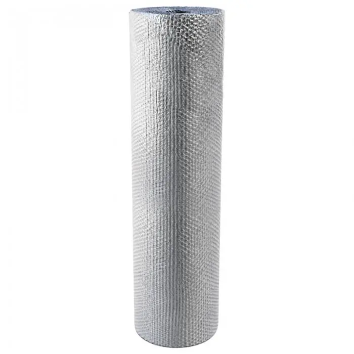 Folie Cu Bule Mici Aluminizata Latime 1200 mm, Lungime 34 m, Straturi 3, Grosime 80 my, Culoare Argintiu-Folie Cu Bule De Aer...