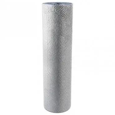 Folie Cu Bule Mici Aluminizata Latime 1200 mm, Lungime 34 m, Straturi 3, Grosime 80 my, Culoare Argintiu