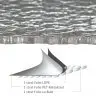 Folie Cu Bule Mici Aluminizata Latime 1200 mm, Lungime 34 m, Straturi 3, Grosime 80 my, Culoare Argintiu-Folie Cu Bule De Aer...