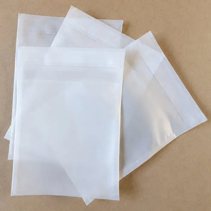 Set 100 Plicuri Port Document Autoadezive, Dimensiuni 90 x 125 mm, Culoare Transparent, Tip C7, Docufix-Plicuri Si Pungi Curi...