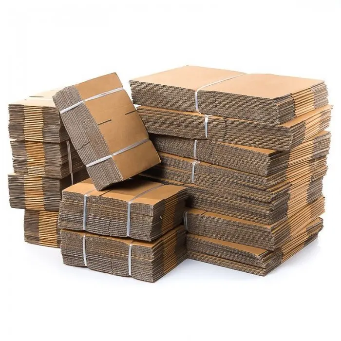 Cutii Carton Ondulat CO3, 450 mm x 300 mm x 1020 mm, Natur, Buc / Pachet 10-Cutii Standard Din Carton