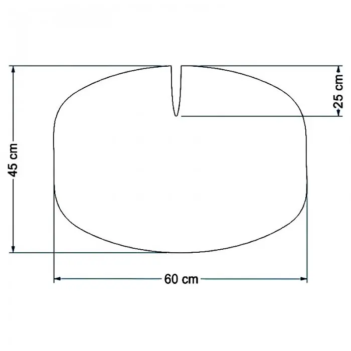Profil Din Spuma PEE, Tip Edge Pad Lungime 1000 mm, Dimensiuni A-B-C 45 x 60 x 25 mm, Culoare Verde, Metri / Pachet 100-Polie...