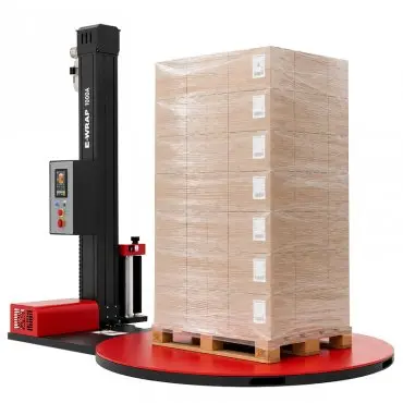 Masina De Infoliat Paleti E-Wrap 1000A Dimensiune Palet 1000 x 1200 x 2200 mm, Masa Rotativa 1650 mm